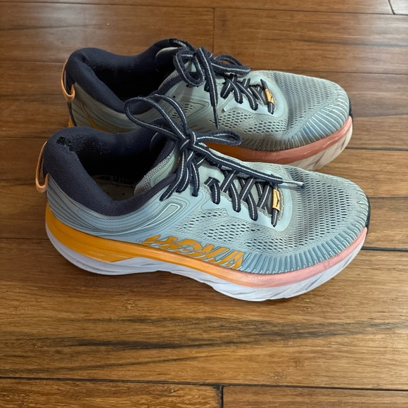 Hoka Shoes - Hoka Sneakers W BONDI 7 One One Blue Haze Size 9.5 D